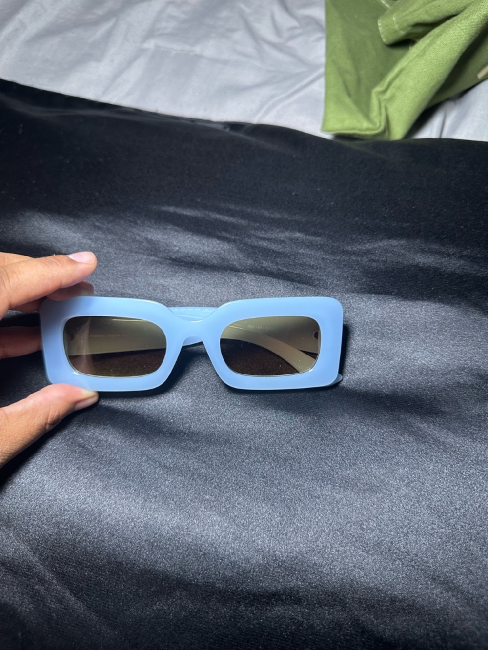 Target Light Blue Rectangular Women's Sunglasses